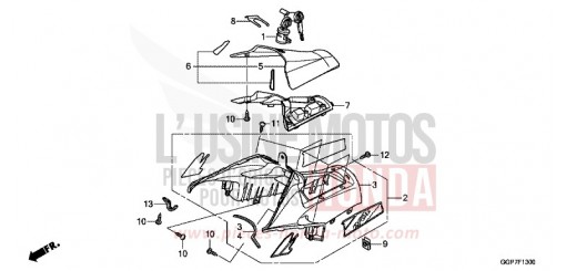 BOITE INTERIEURE NSC50T2F de 2015